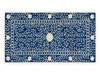 Blue Bone Inlay Work Desk – 2 Drawer 1 Door Floral Writing Desk