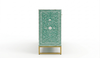 Mother of Pearl Inlay Buffet Cabinet – Sea Green, 2 Drawers & 4 Doors