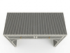 Handcrafted Black & White Bone Inlay 2 Drawer Console Table