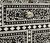 Black Mother of Pearl Inlay 7 Drawer Chest of Drawers