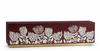 Handcrafted Mother of Pearl Inlay Brown 5 Door TV Unit – Luxury Floral Design Media Console Cabinet with Brass Stand for Living Room