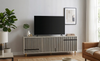 Handmade Bone Inlay 3 Door TV Unit Media Cabinet – Black & White