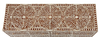 Handcrafted Mother of Pearl Inlay Buffet Cabinet – Brown, 2 Drawers & 4 Doors