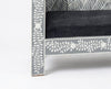 Handcrafted Grey Bone Inlay Canopy Daybed – Floral Design Luxury Furniture