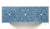 Handcrafted Blue Bone Inlay 4 Drawer 4 Door Buffet Cabinet – Floral Sideboard